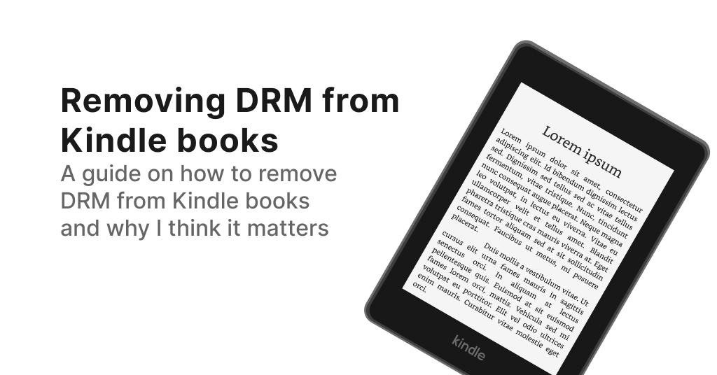 DRM free books